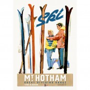 Retro Print | Mt Hotham 1960s